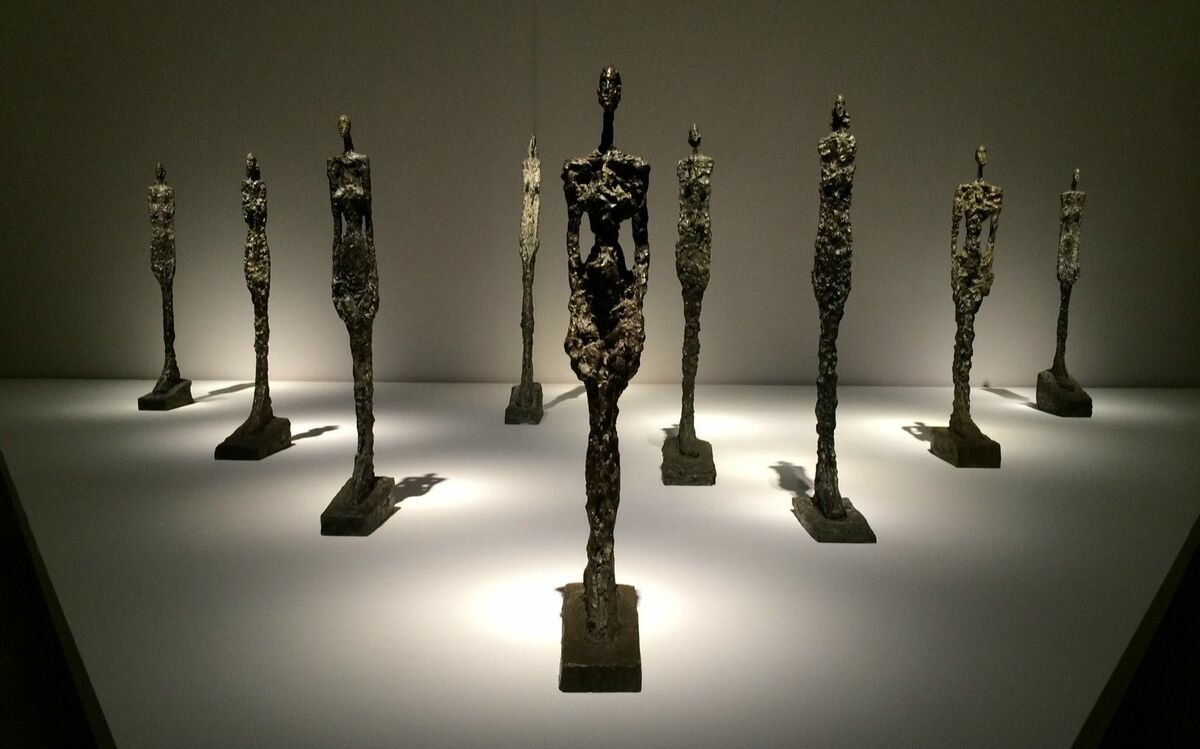 ジャコメッティ 「歩く男」 リトグラフ マーグ画廊版