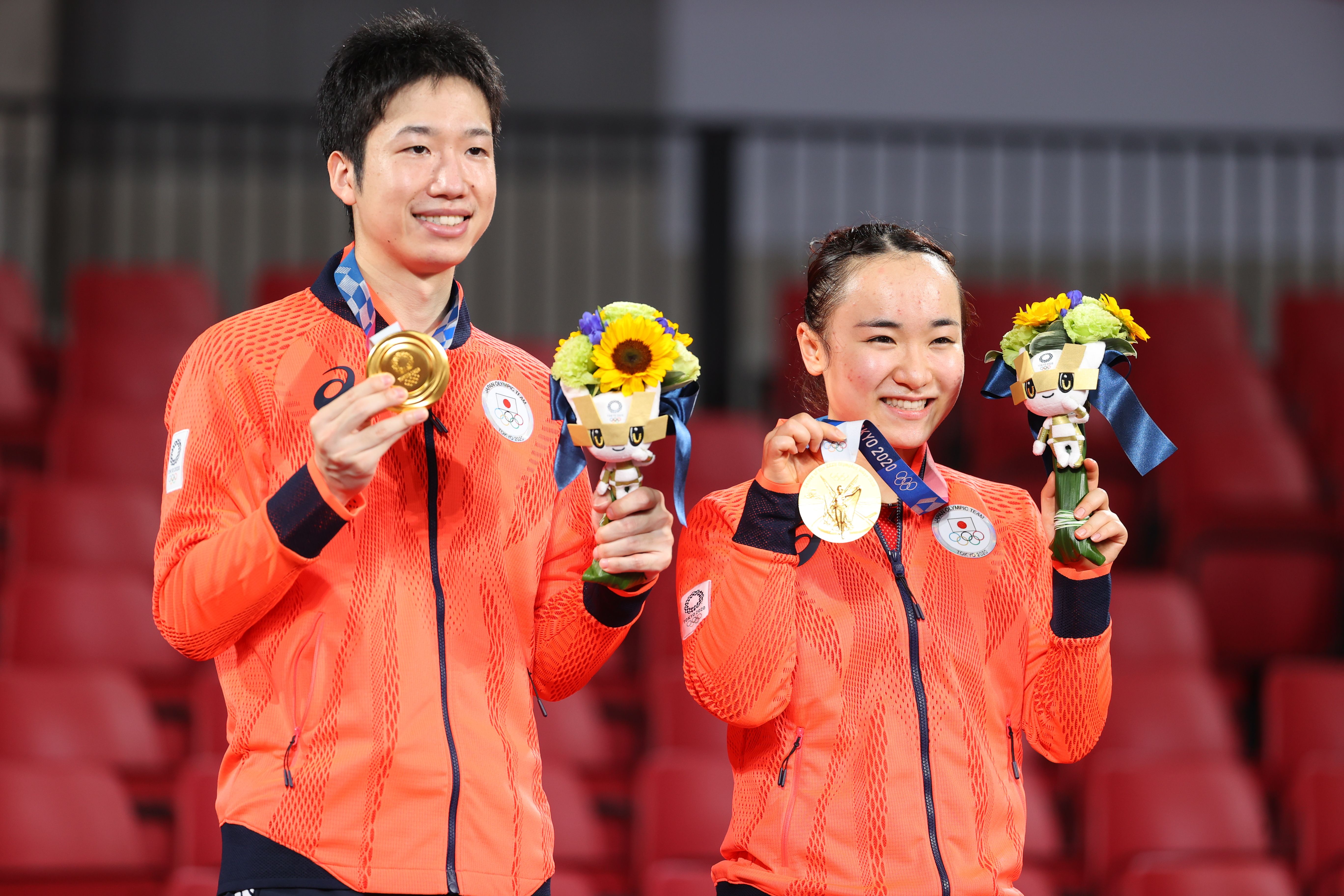 卓球で日本初の金メダル 美誠ちゃんと2人でとった金メダルです 水谷隼の母が語る大金星の裏側 物静かな子 が歴史的快挙を果たすまで 21年7月28日 Biglobeニュース