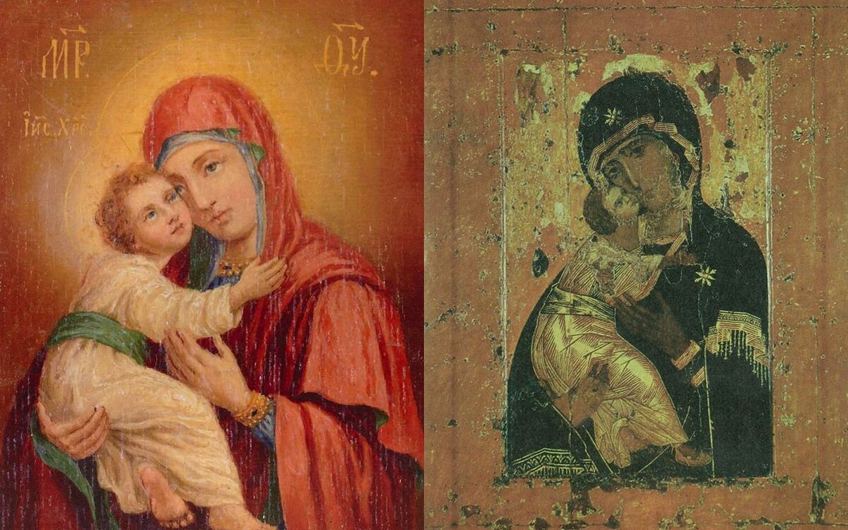 日本最初期の女性洋画家が描いた、聖母マリアとキリストの絵に見られる