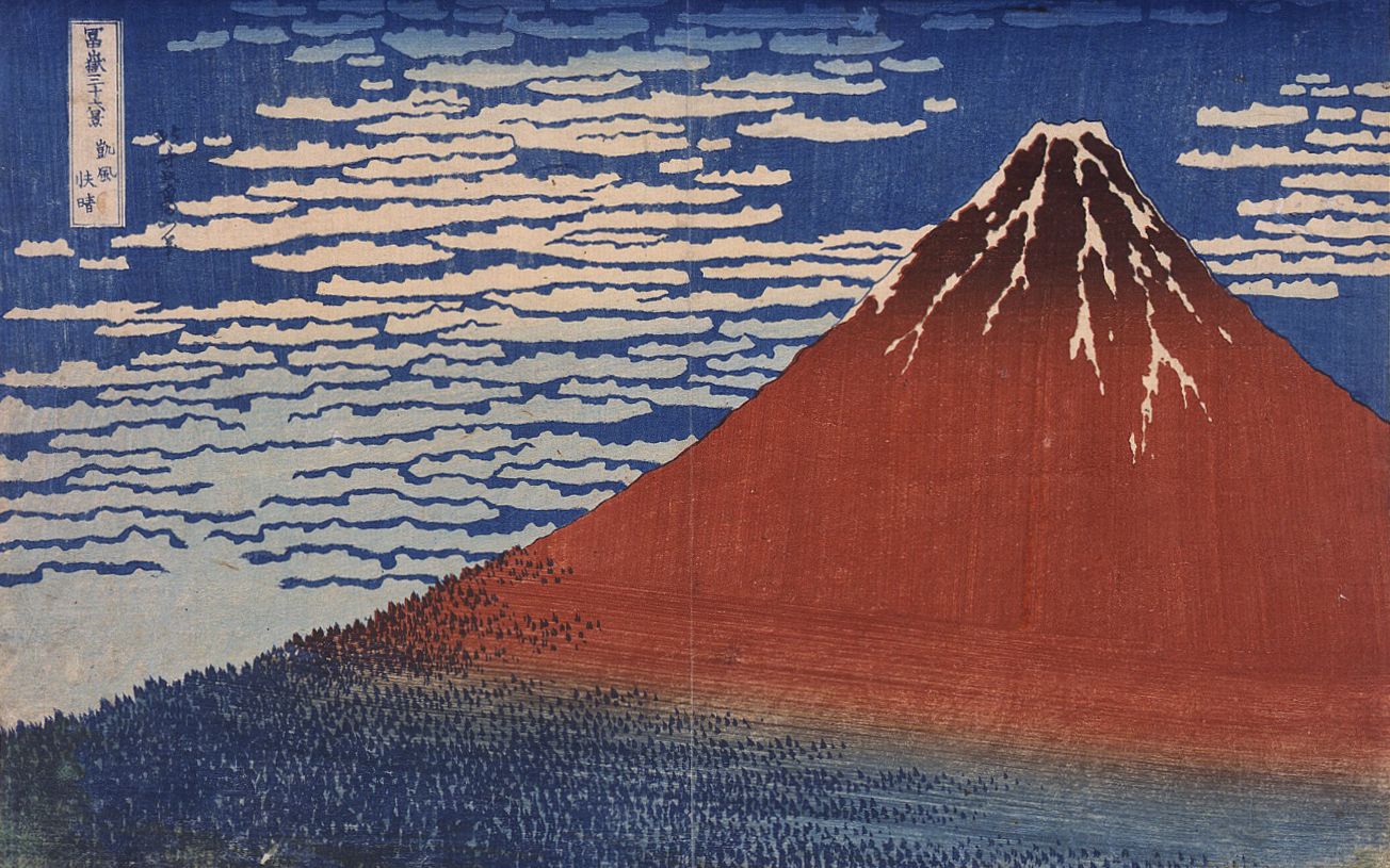 天才画家・北斎が「富士山をあまりに急勾配で描いた」驚くべき“描線での演出法” | 文春オンライン