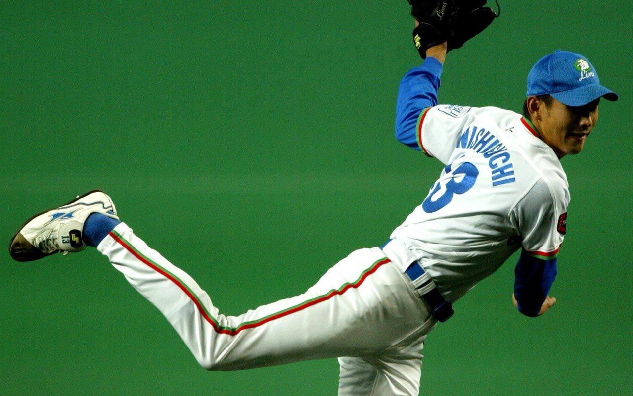 西口文也選手 実使用スパイク