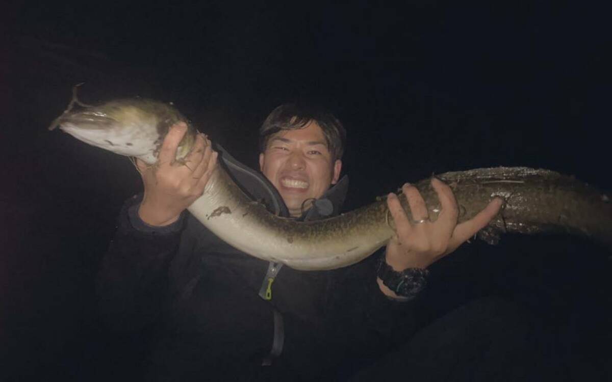 仕掛けはなんと ペットボトル 石垣島で腕より太い巨大ウナギを釣り上げた 文春オンライン