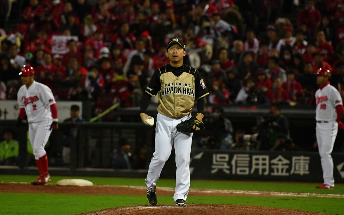 日本ハムファイターズ 谷元圭介 実使用 ユニフォーム 日本ハム 実使用