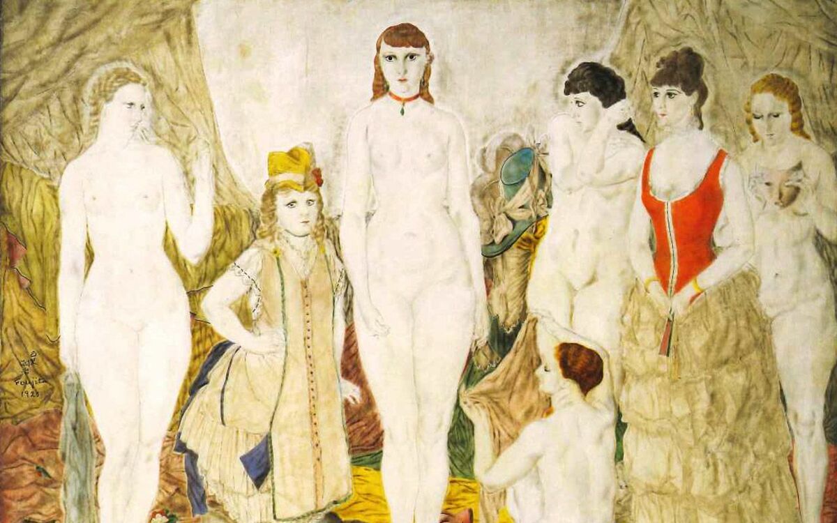 中央の女性は後に「3番目の妻」となる人…自宅で開いたパーティを描い