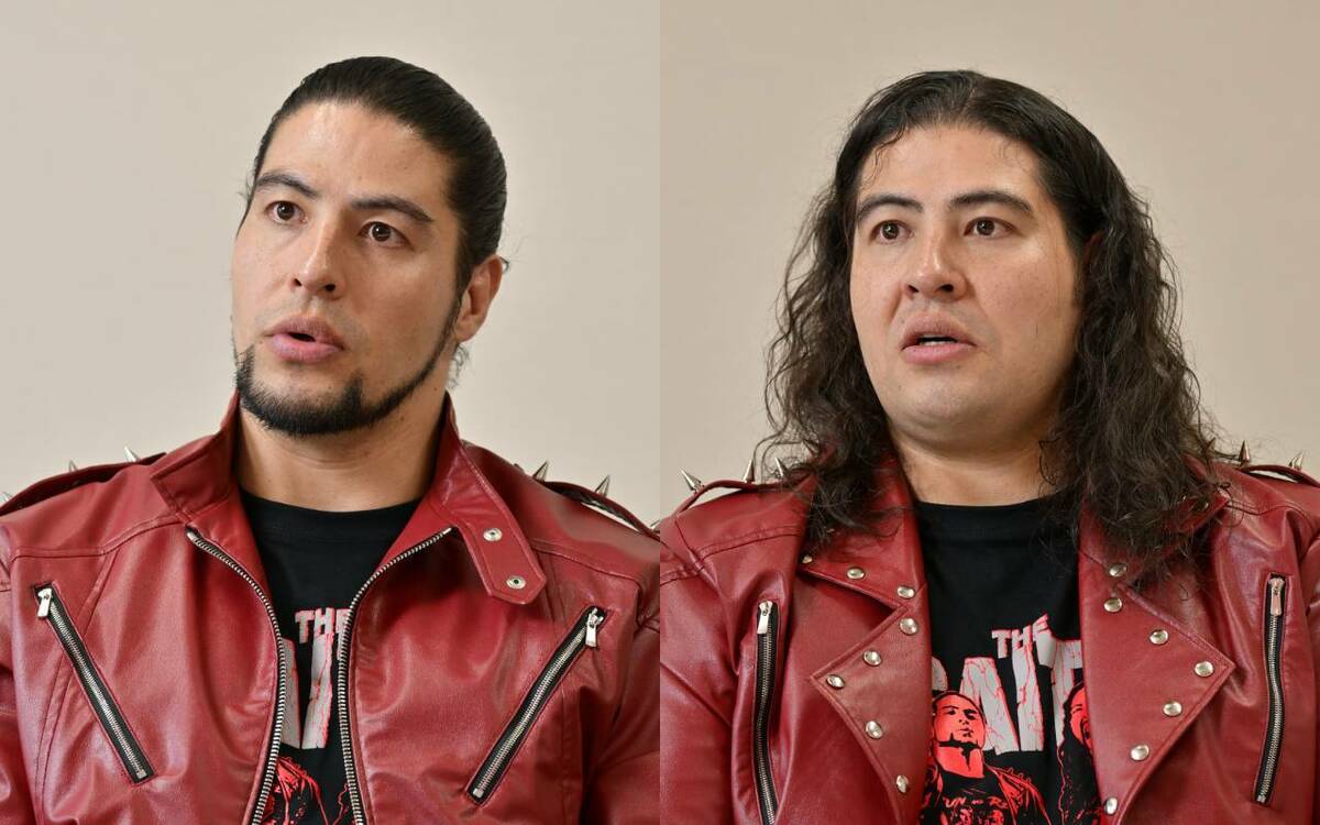 ともに身長190cm超、合計体重約250kg…父はアメリカ海軍で身体もルーツ