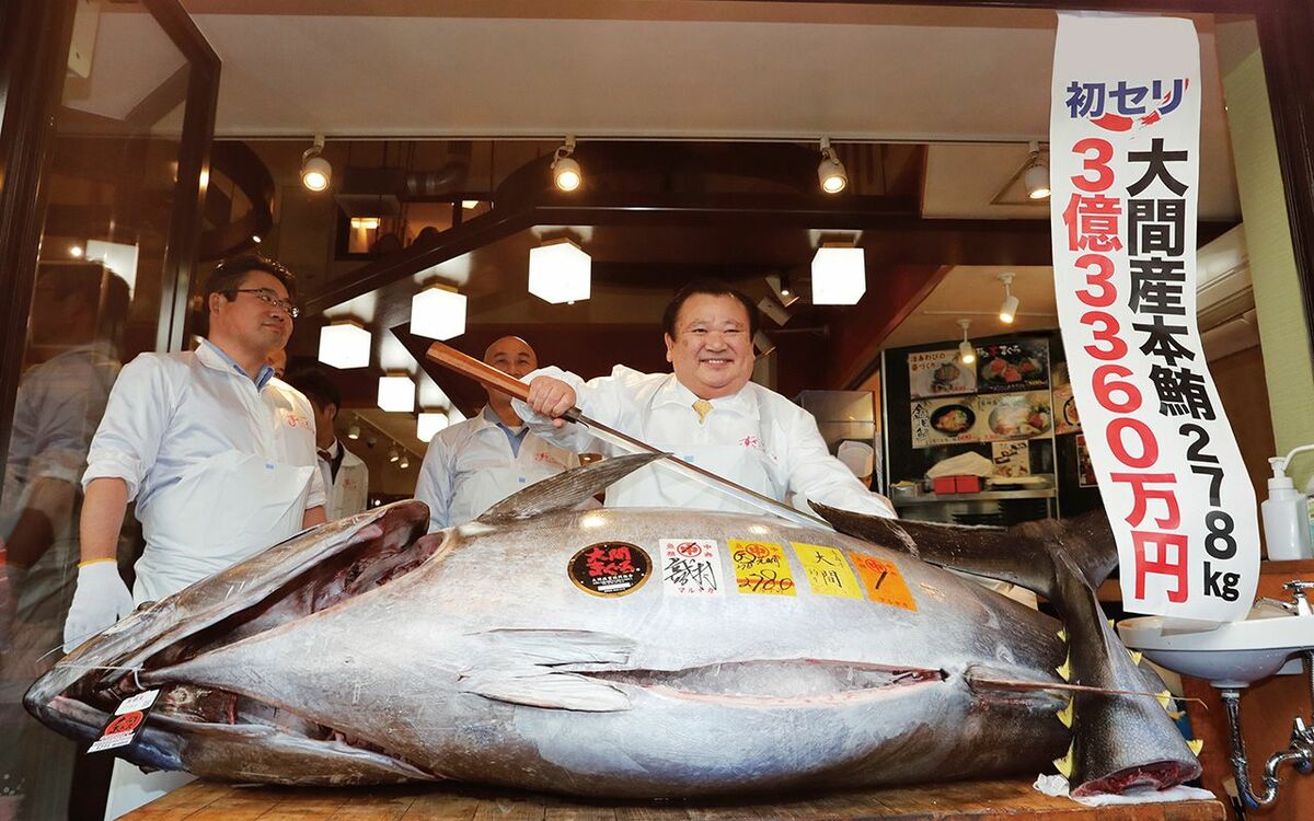 初競り最高額3億3360万円…それでも“すしざんまい”創業者・木村清（73）が「高額落札にこだわりはない」と語る深い理由 | 文春オンライン