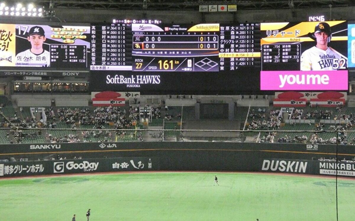 2ページ目 ホークスの大砲 リチャードが明かす 佐々木朗希の161キロを打てた理由 と バット在庫無し問題 文春オンライン