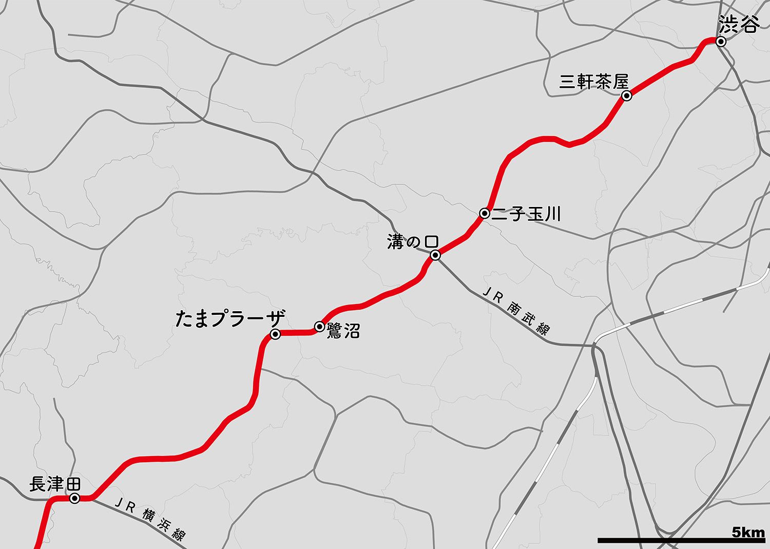 図 田園 都市 線 路線