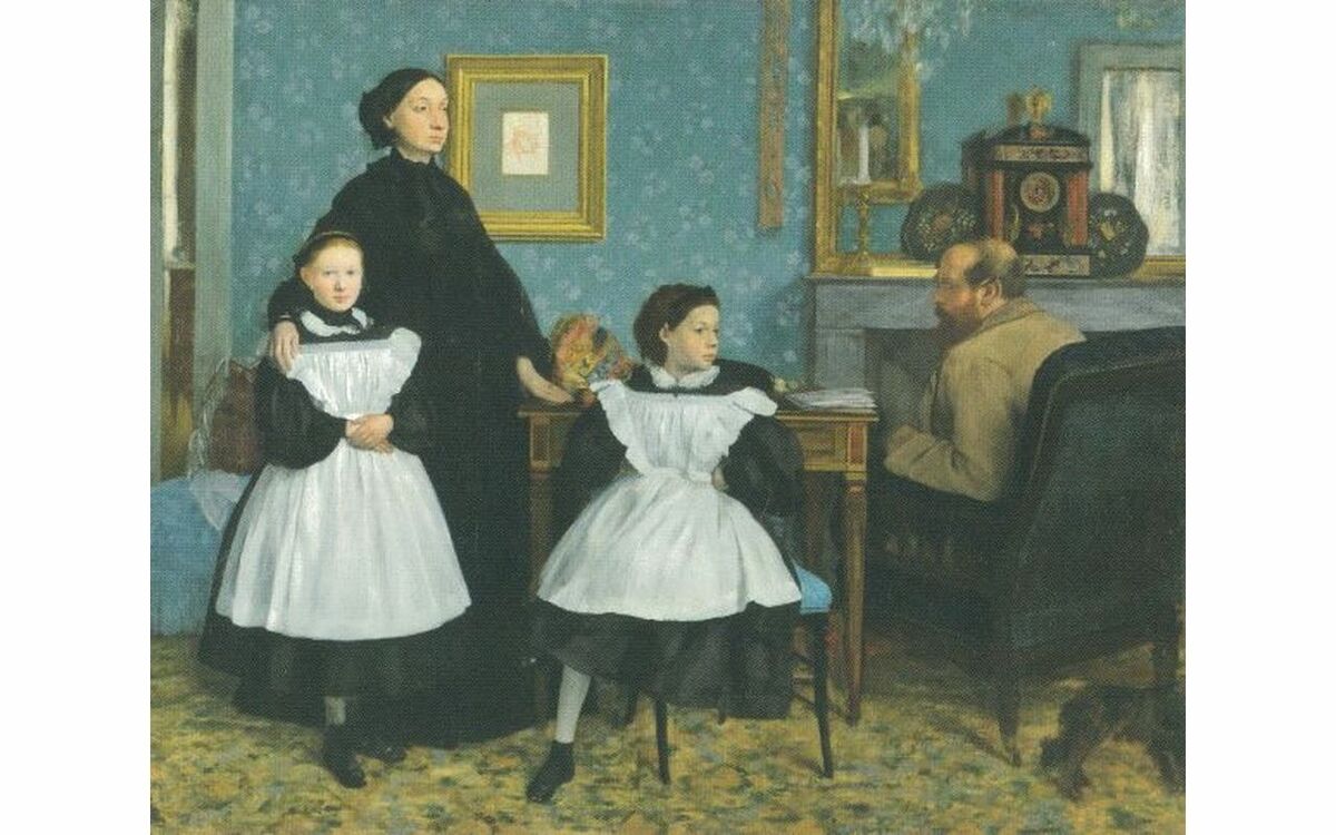 なんだか不穏》家族の肖像画をよく見ると…裕福な一家の“殺伐とした関係