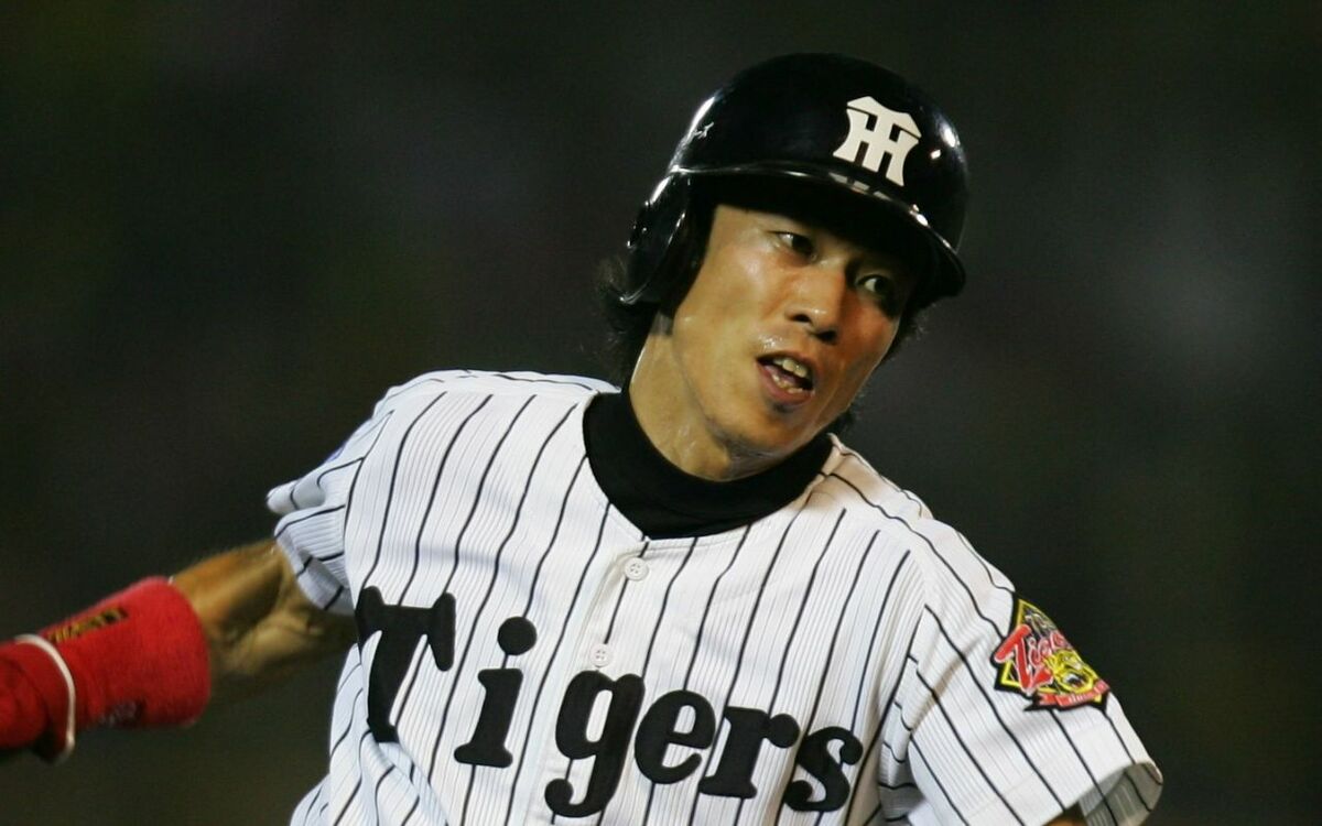 阪神タイガース【赤星選手】フィギュア 取らせる