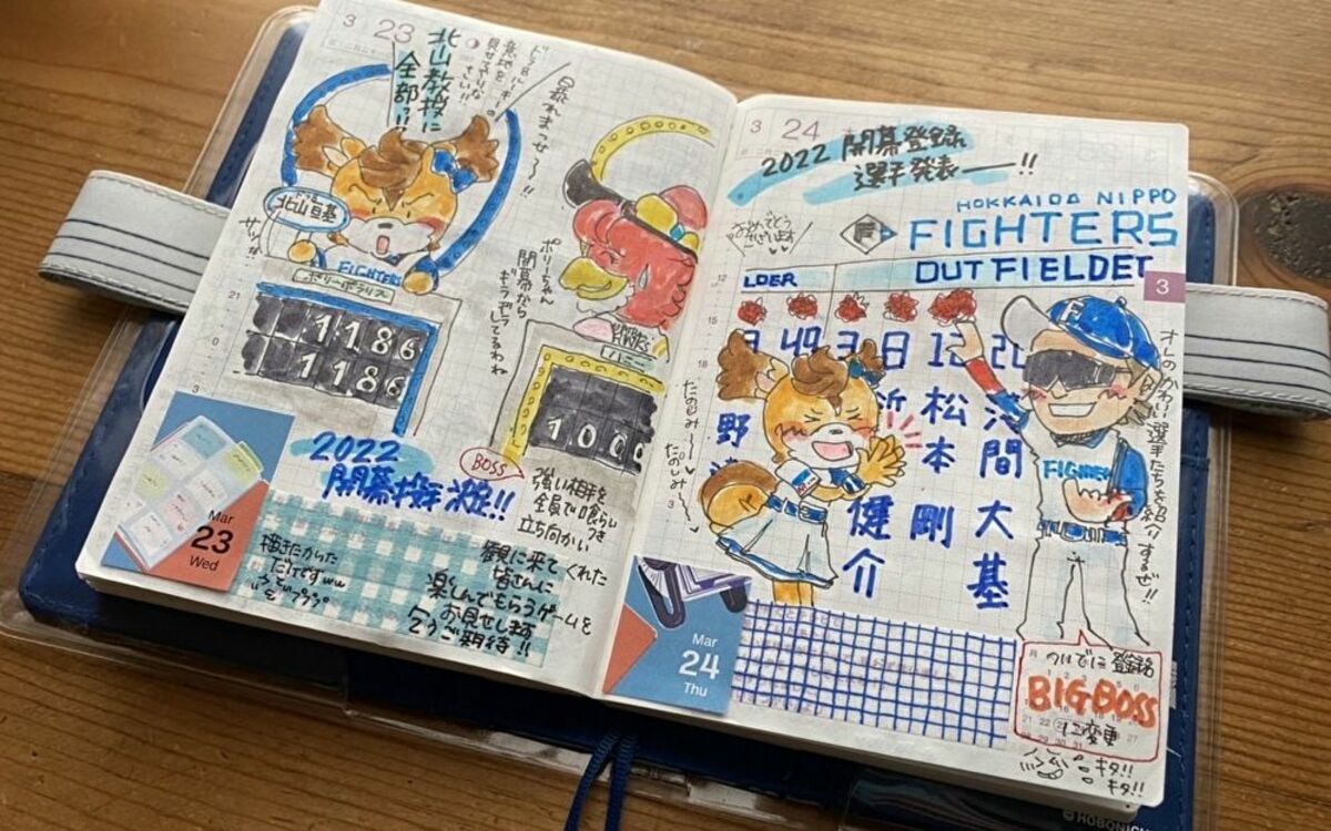 ほぼ日ハム手帳」をご存知ですか？ 異様な熱情でファイターズの試合を