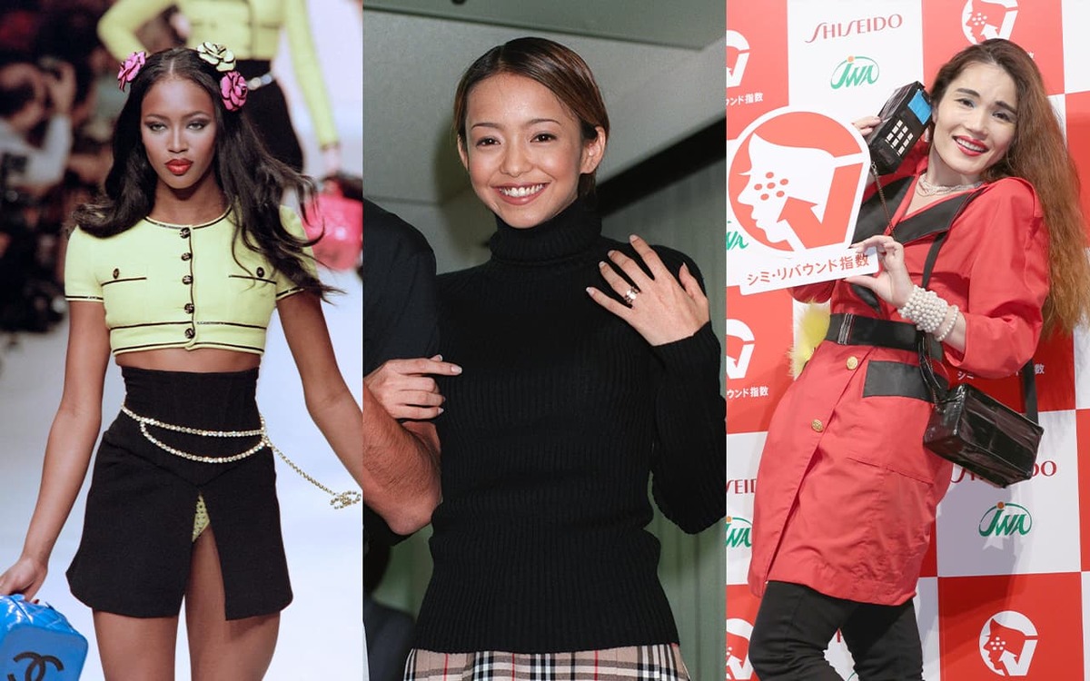 前髪をトサカの様におっ立てて」「安室奈美恵が人気に火をつけた極細眉