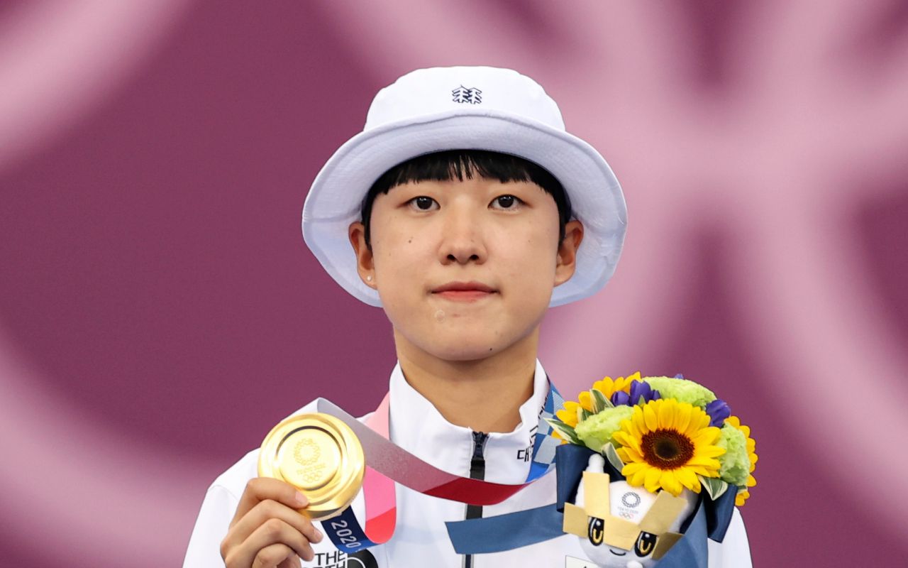 韓国アーチェリー騒動 ショートカットは フェミ の証 金メダル剥奪を 三冠の 女王 前代未聞の批判のワケ 東京五輪の光と影 文春オンライン