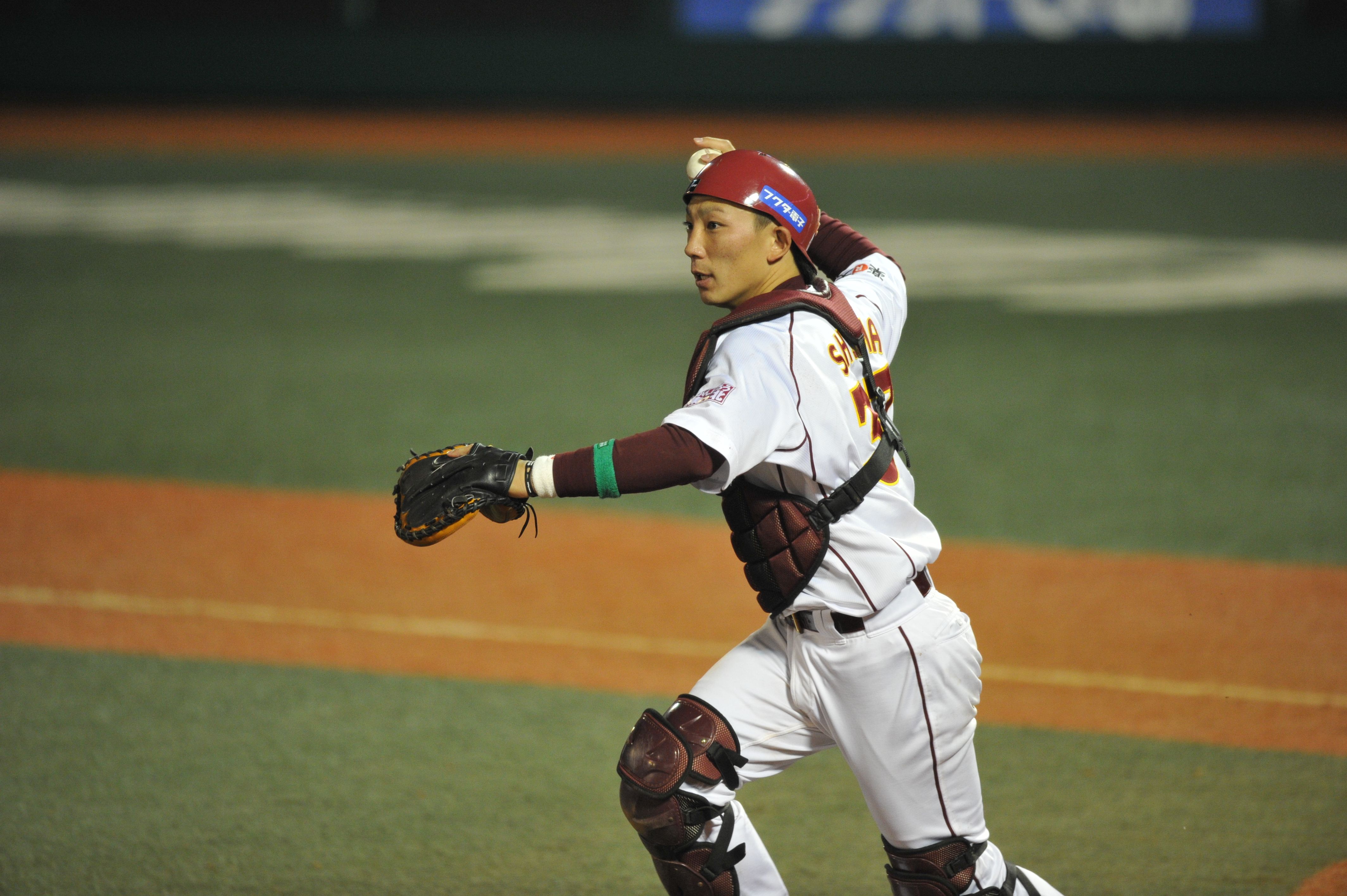 オススメ 東北ゴールデンイーグルス嶋基宏選手ユニフォーム - 野球