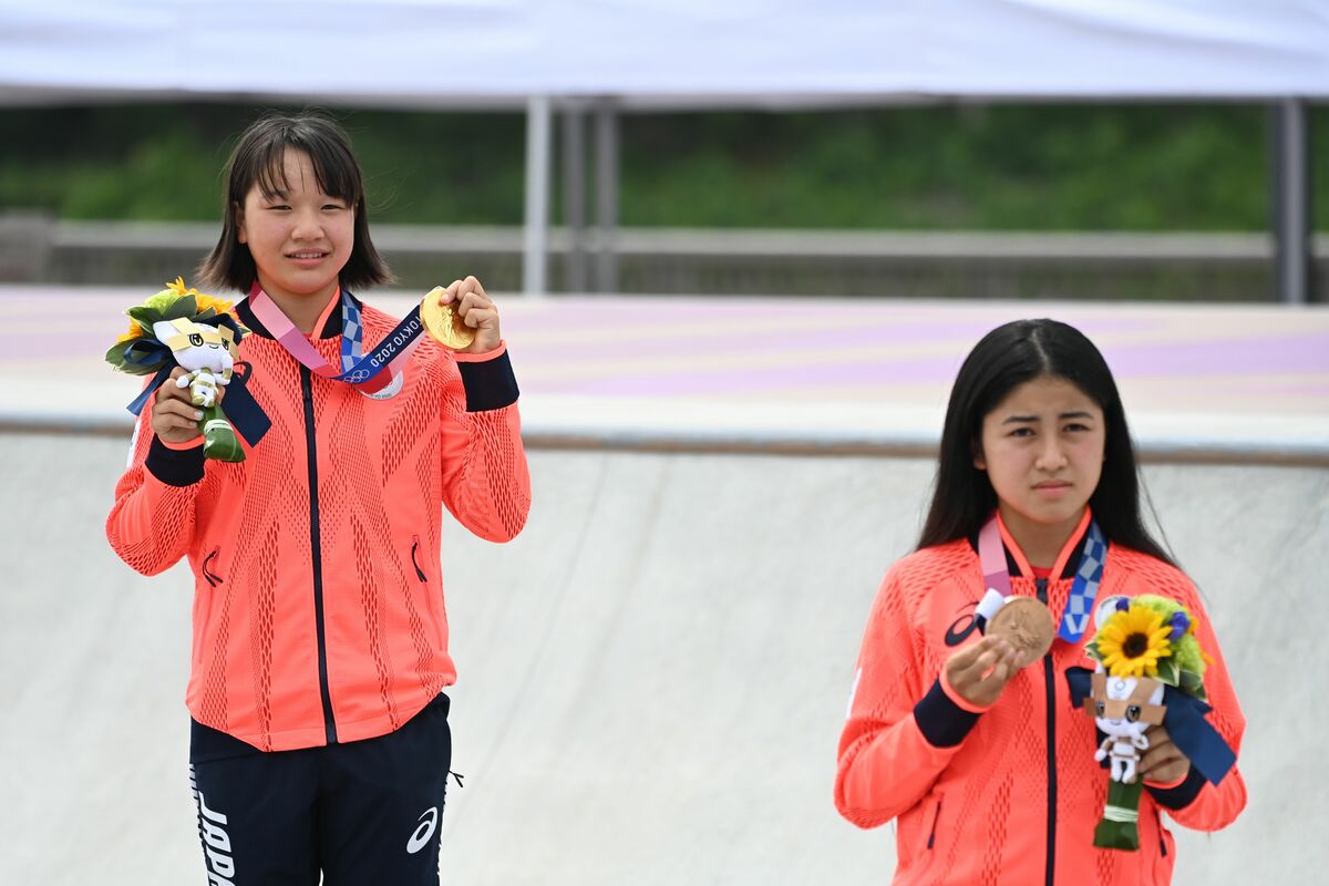 [写真]《スケートボード》西矢椛（13）が最年少金メダルを取れたワケ 「天才肌ではなかった」“モミちゃん”の素顔 | 文春オンライン