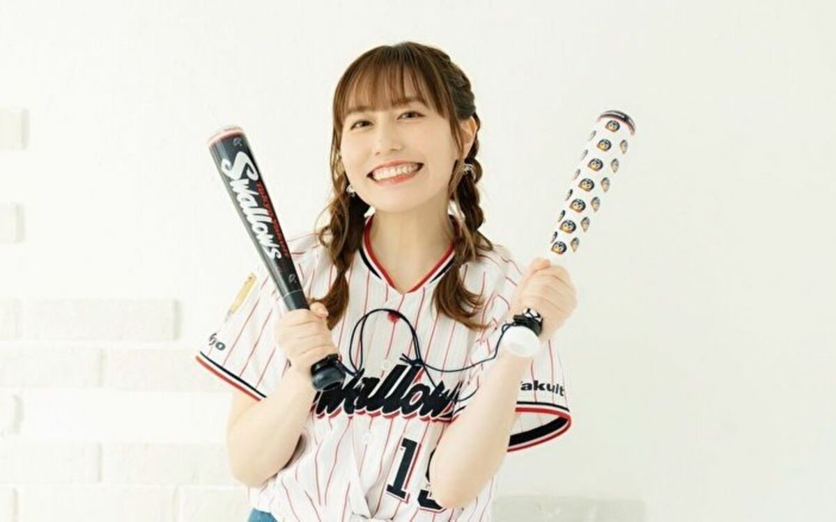 声優 松嵜麗さん 直筆サイン入りボール ホームランラジオ オールスター