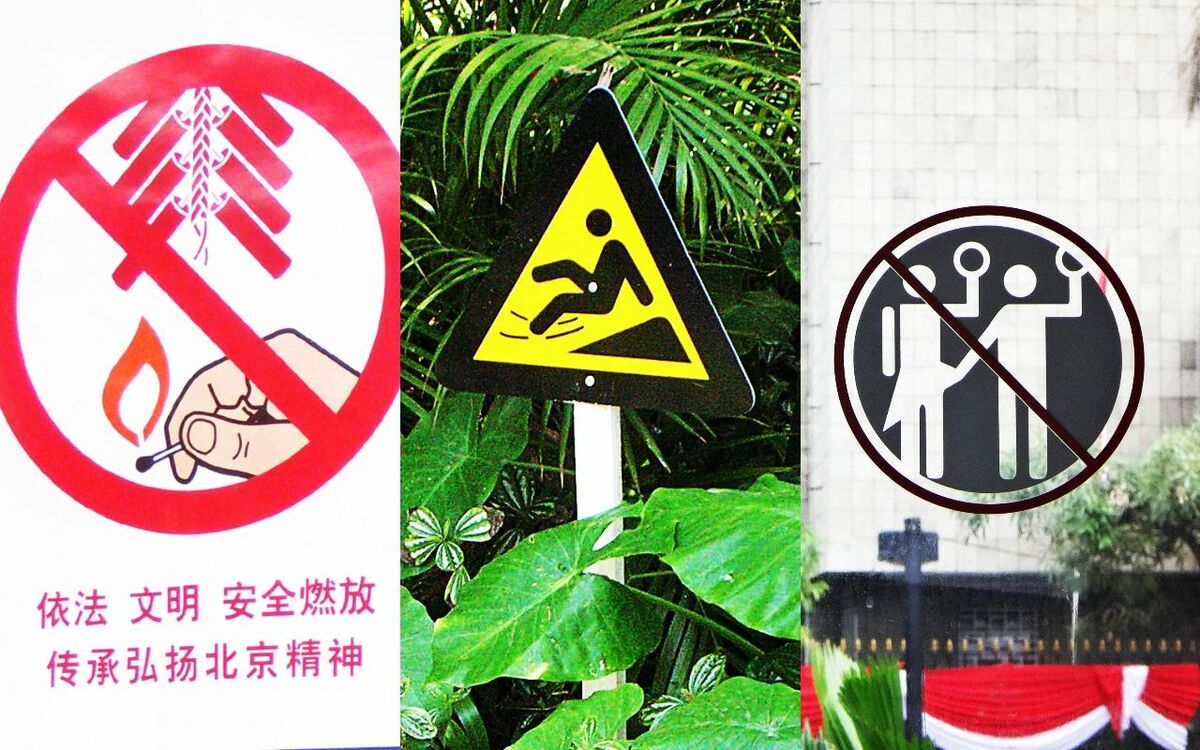 2ページ目 現地写真多数 爆竹禁止 スリ注意 あの記号の意味は 世界80都市から収集した ピクトグラム を厳選公開 文春オンライン 2ページ目 現地写真多数 爆竹禁止 スリ注意 あの記号の意味は 世界80都市から収集した ピクトグラム を厳選公開 文春オンライン